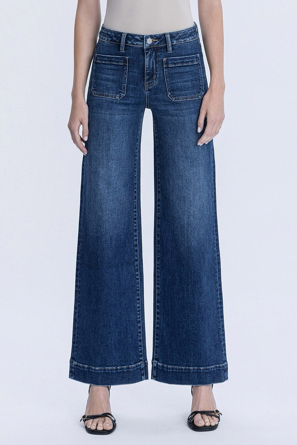 JEANS PIERNA ANCHA 32" MEZCLILLA PREMIUM