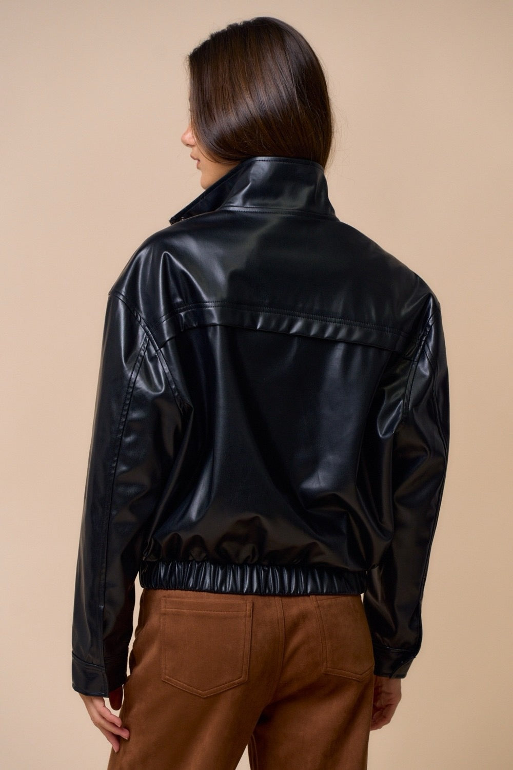 BOMBER PREMIUM EFECTO PIEL