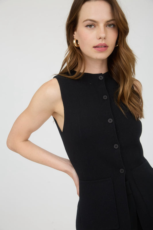 CHALECO PUNTO ALGODON