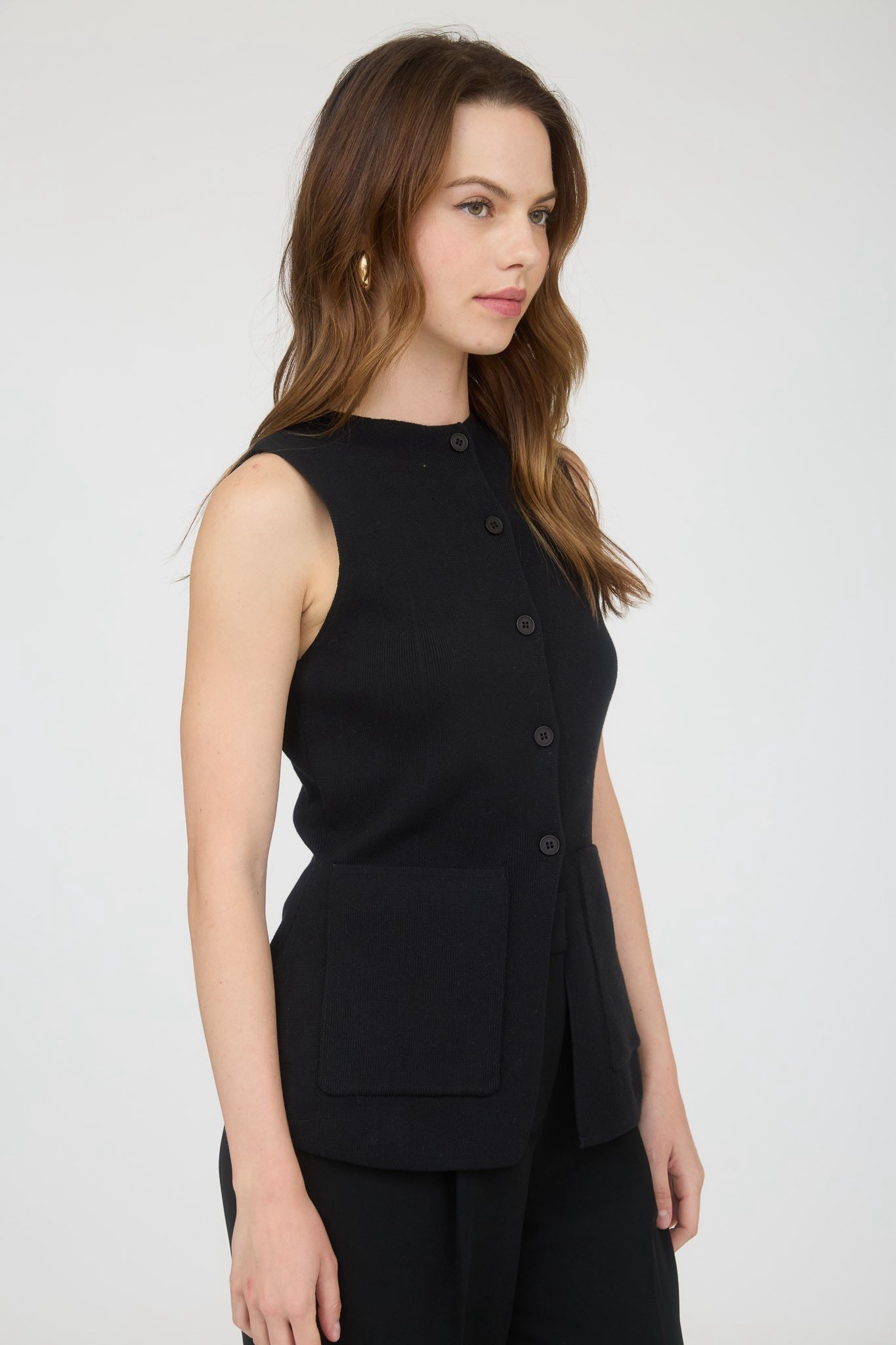 CHALECO PUNTO ALGODON