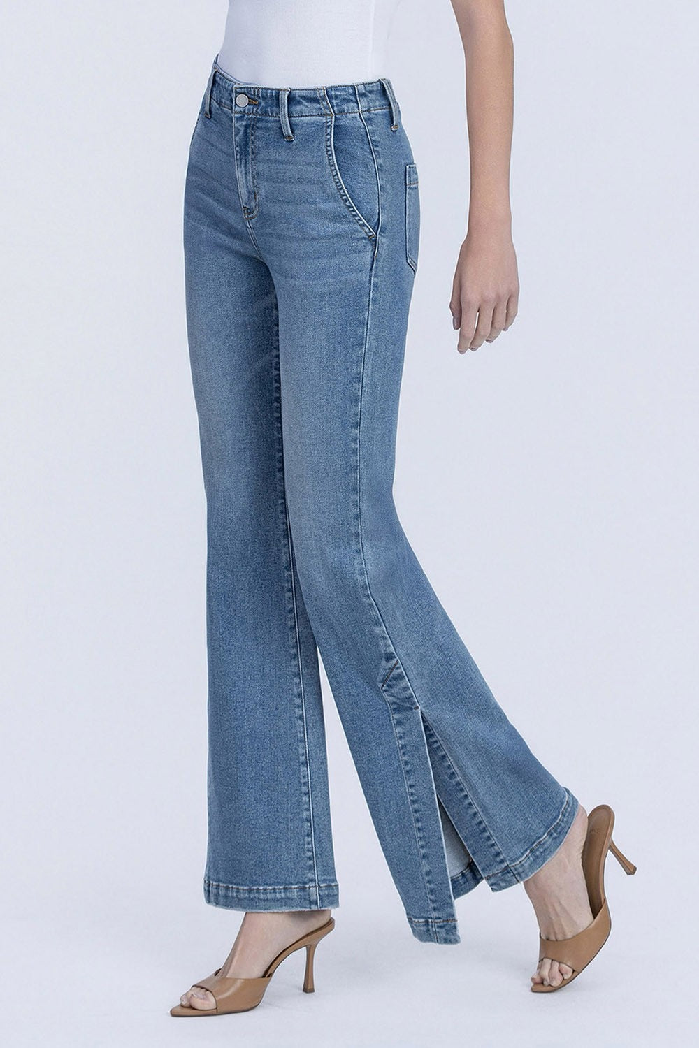 JEANS PIERNA ANCHA 32" MEZCLILLA PREMIUM