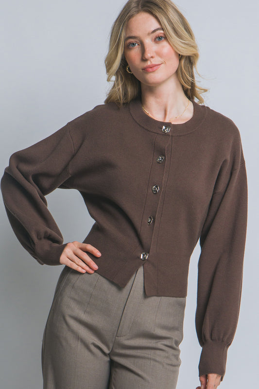 CARDIGAN FIBRA NATURAL