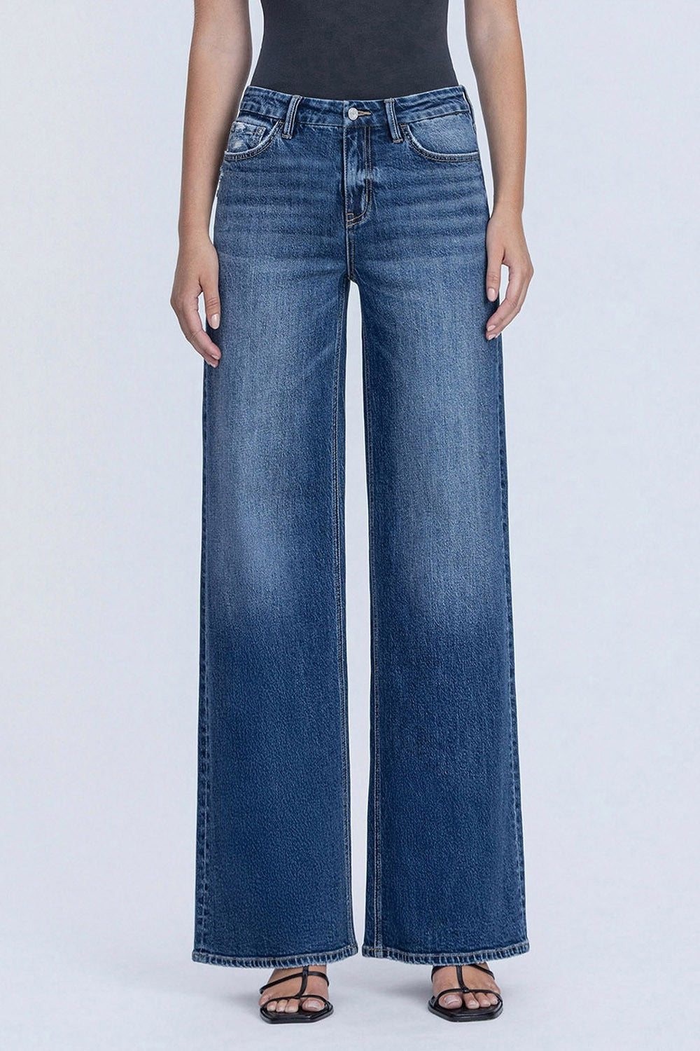 JEANS PIERNA ANCHA 32" MEZCLILLA PREMIUM