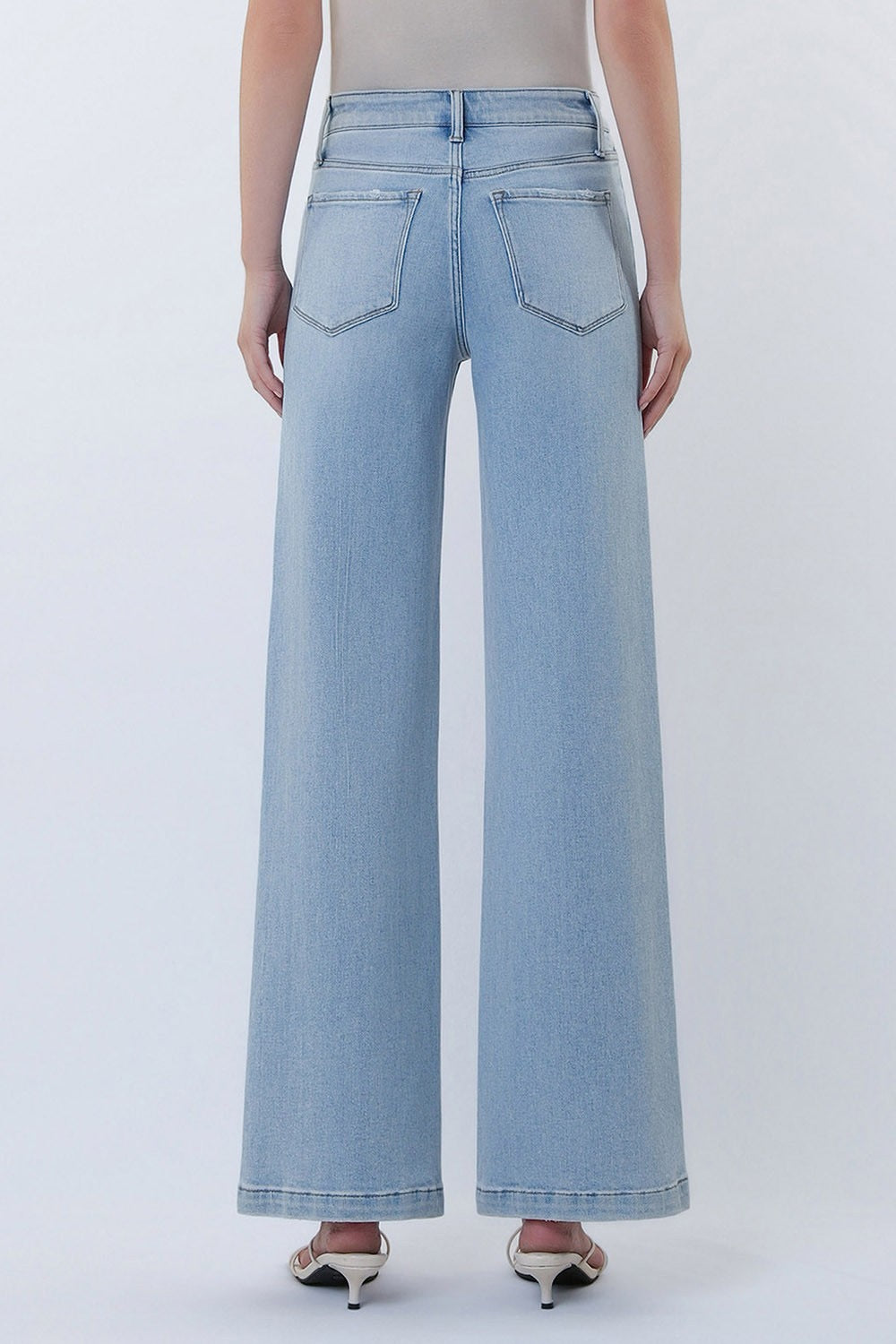 JEANS PIERNA ANCHA 31" MEZCLILLA PREMIUM