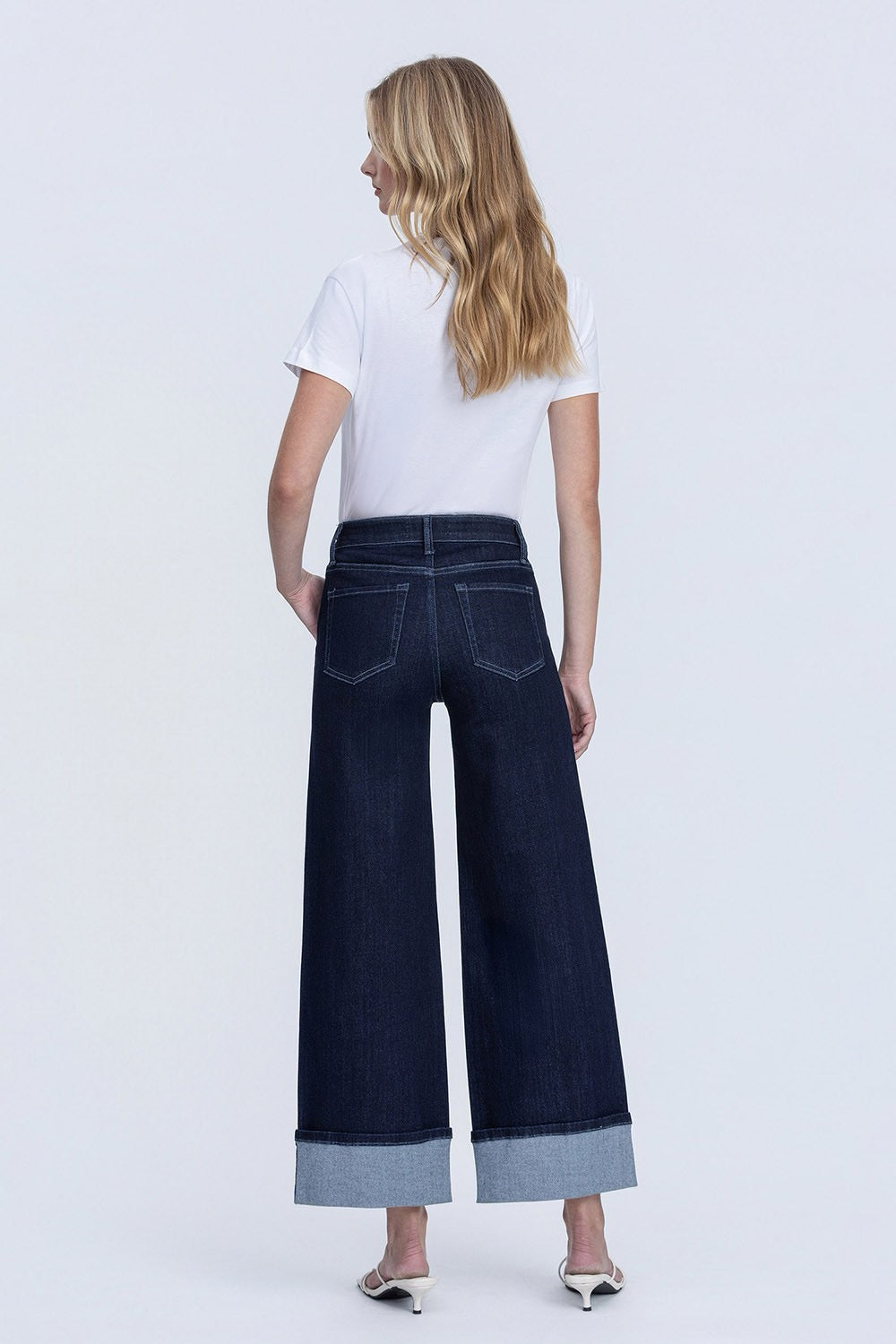 JEANS PIERNA ANCHA 28" MEZCLILLA PREMIUM