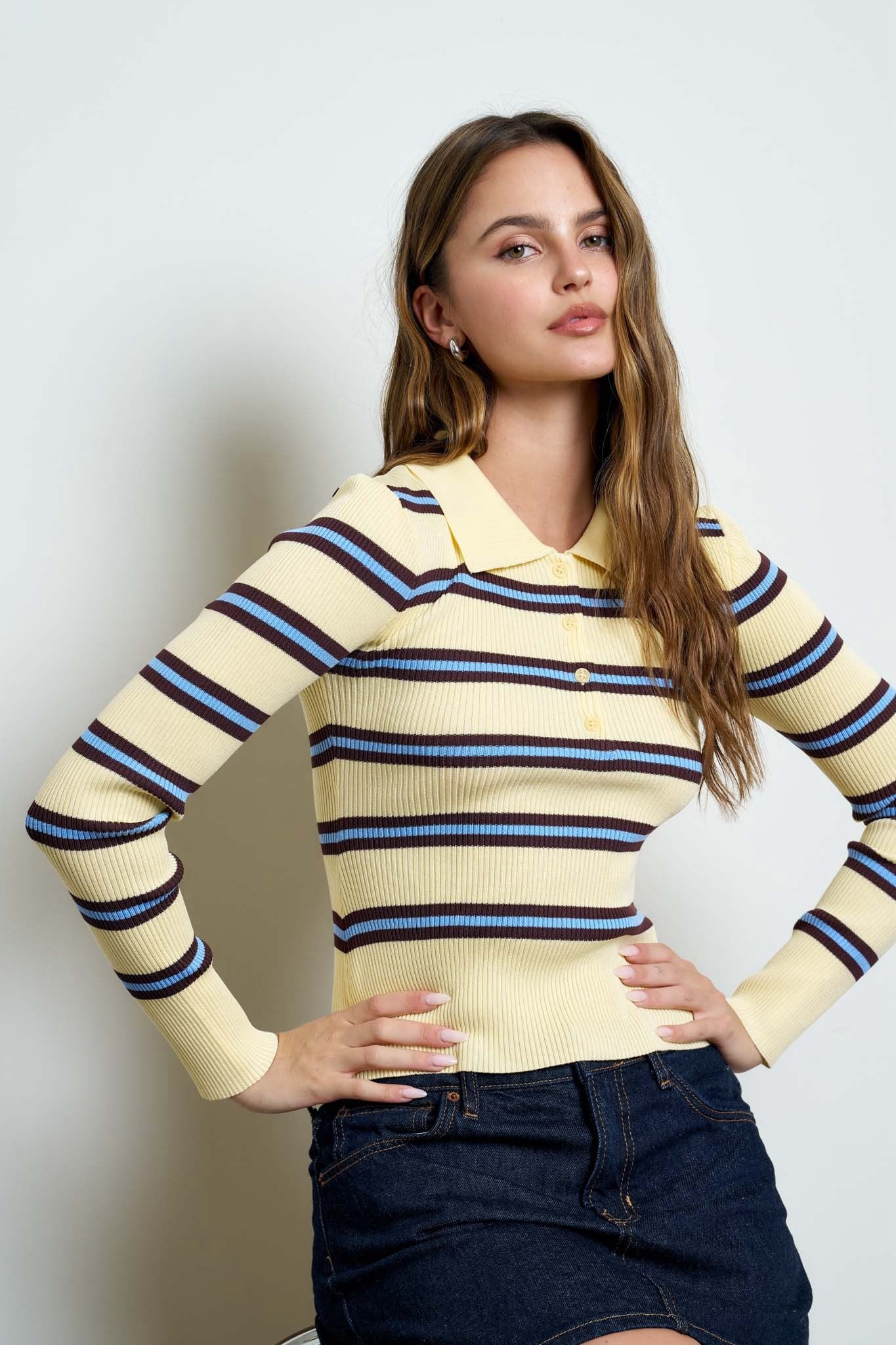 DISPONIBLE 17 DE AGOSTO TOP POLO FIBRA NATURAL