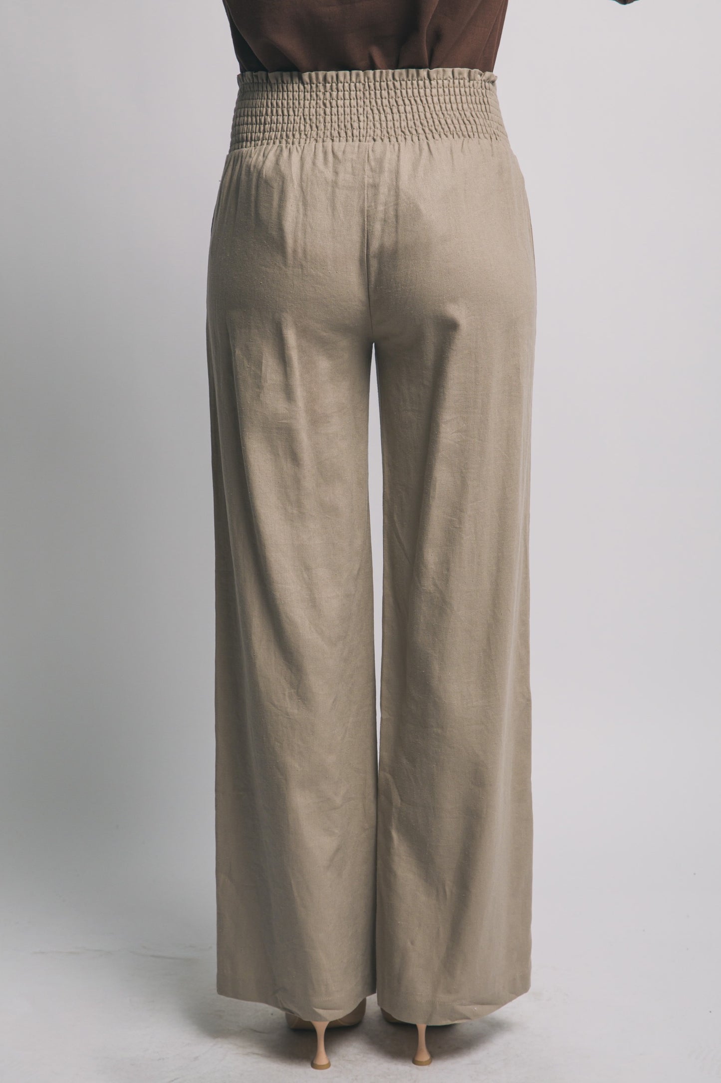 SET PANTALON/CHALECO LINO-VISCOSA