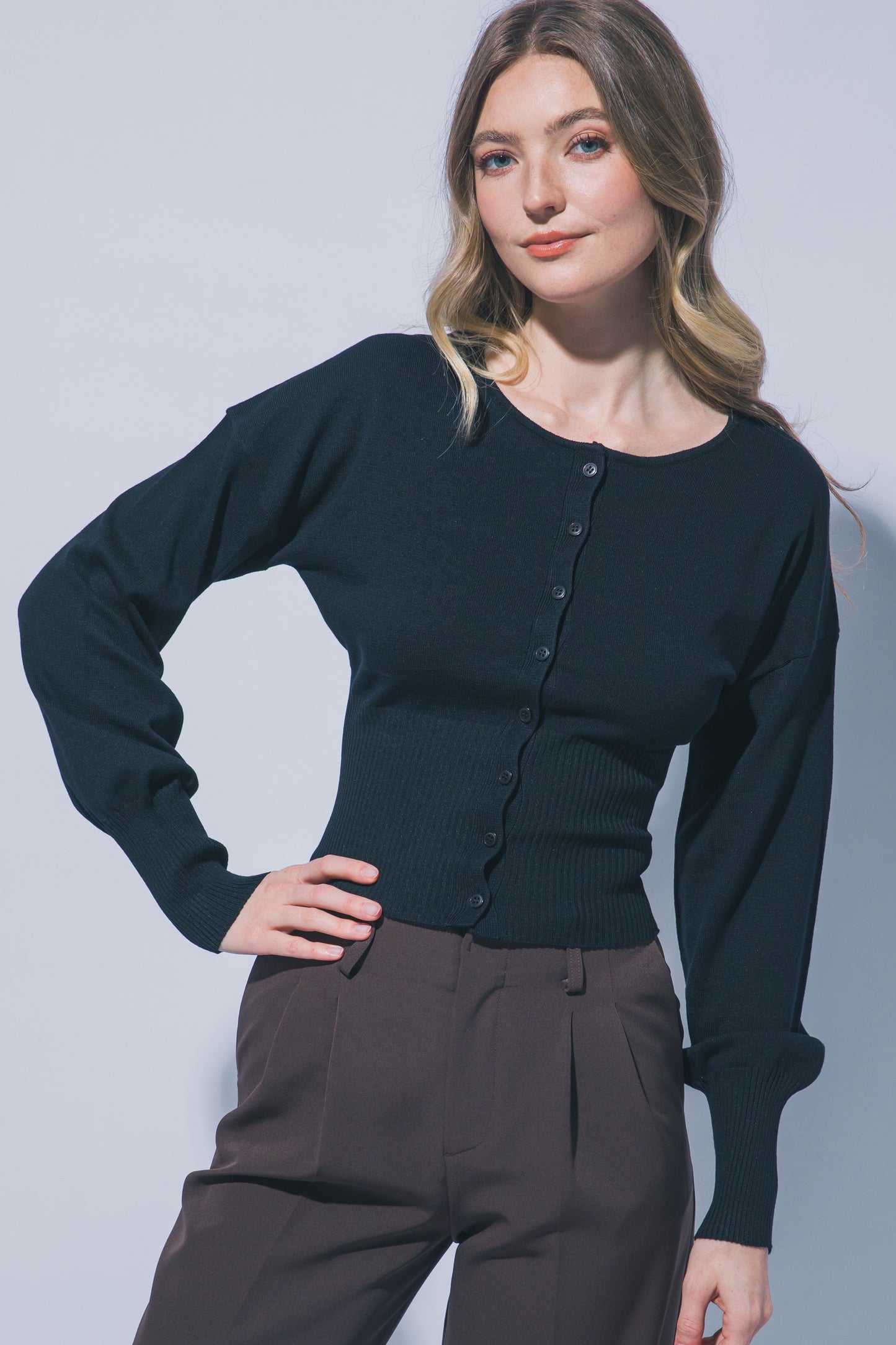 CARDIGAN FIBRA NATURAL