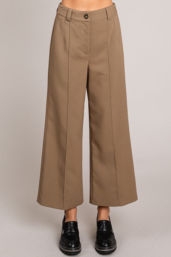 PANTALON PIERNA ANCHA CROPPED