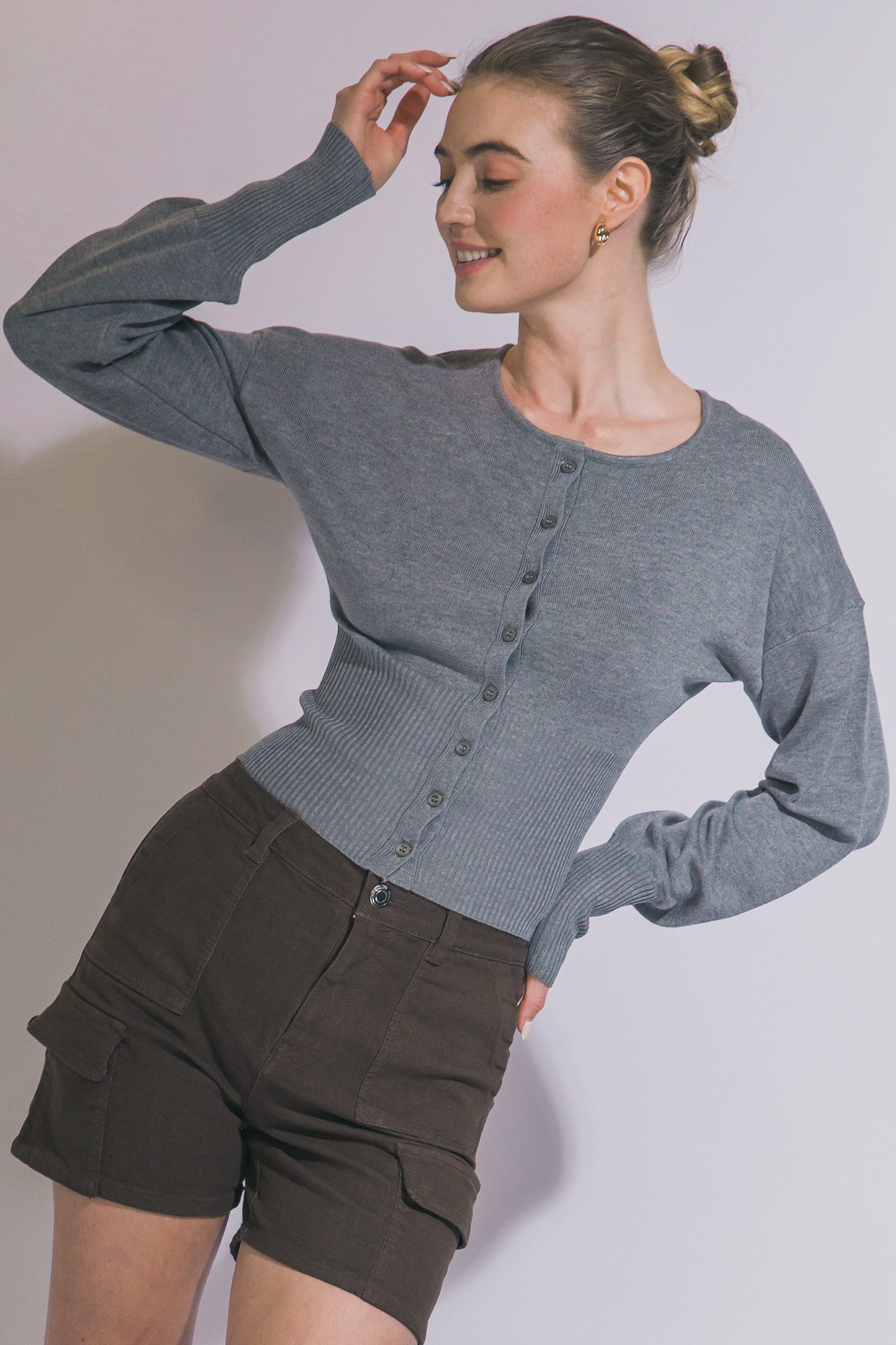 CARDIGAN FIBRA NATURAL