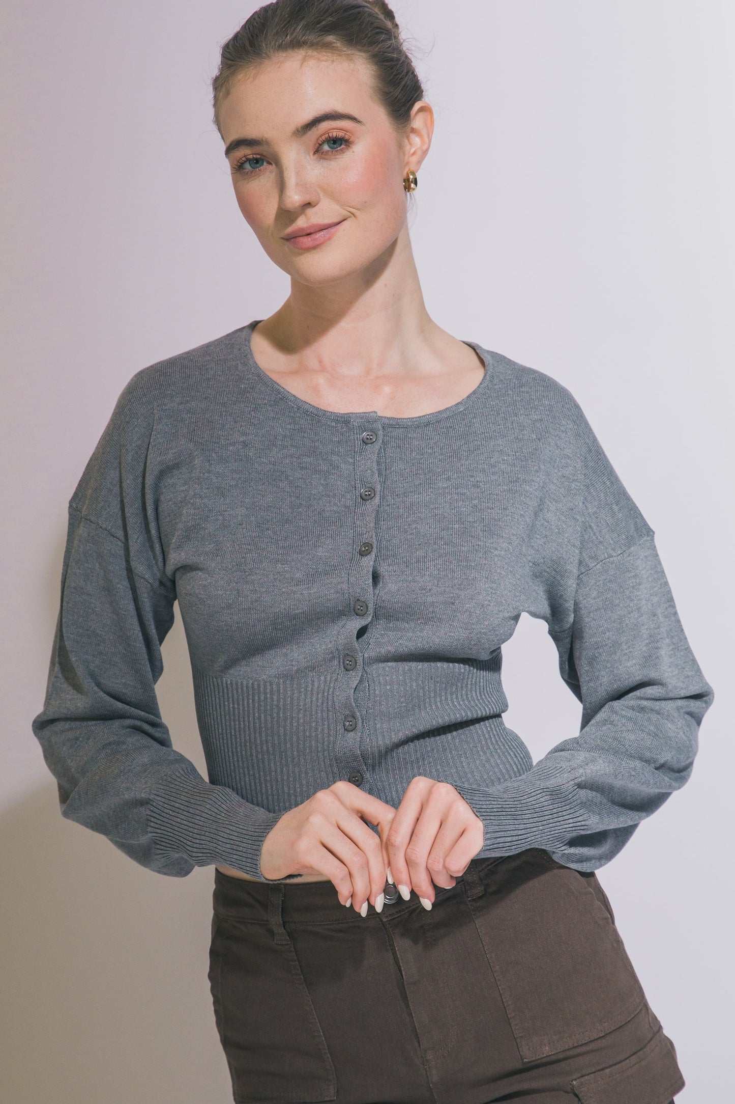CARDIGAN FIBRA NATURAL