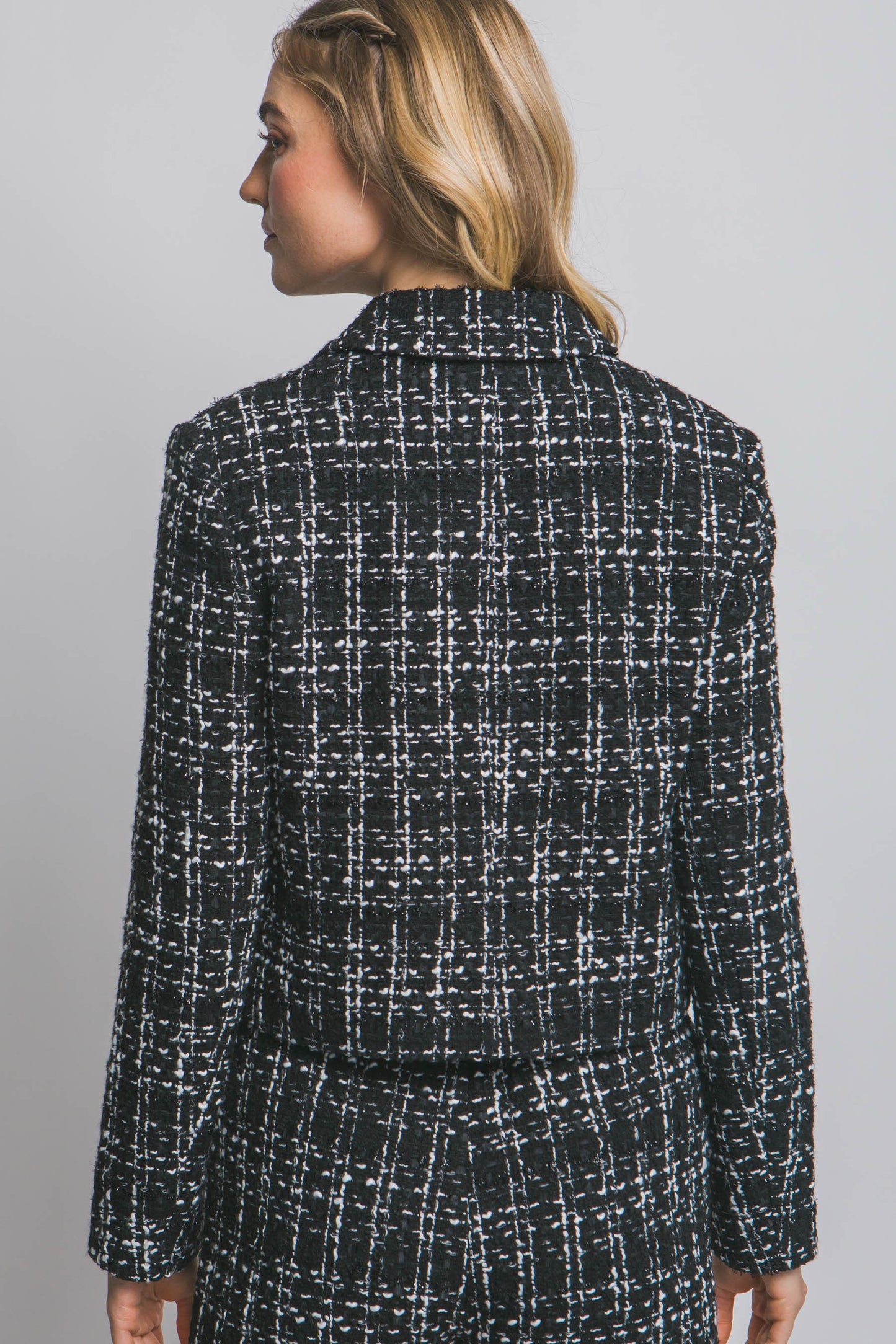 BLAZER TWEED FIBRA NATURAL