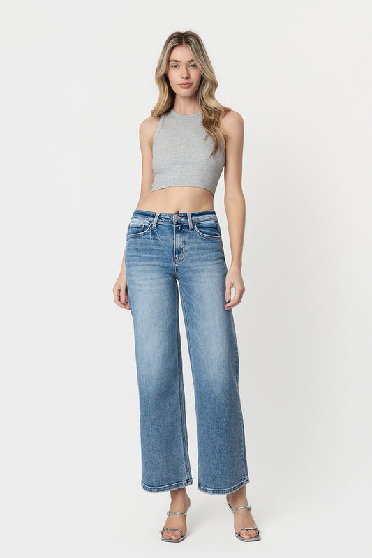 JEANS PIERNA ANCHA 30" MEZCLILLA PREMIUM