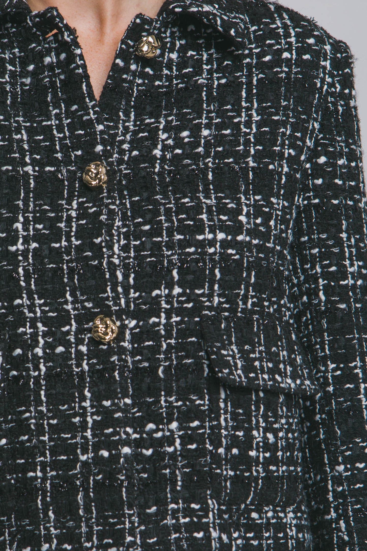 BLAZER TWEED FIBRA NATURAL