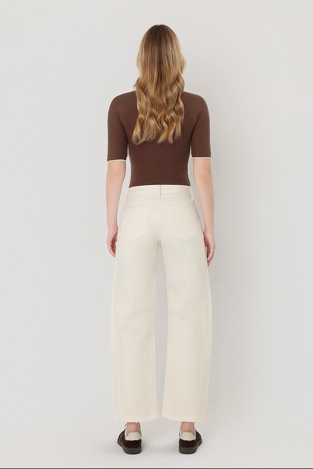 JEANS PIERNA BARRIL 27" MEZCLILLA PREMIUM