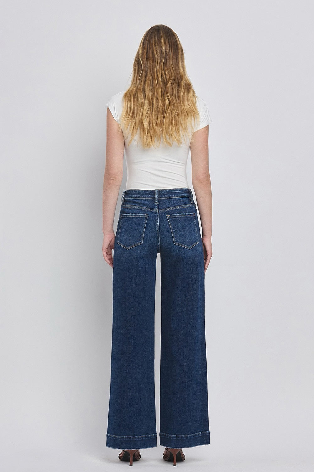 JEANS PIERNA ANCHA TROUSER 32" MEZCLILLA PREMIUM