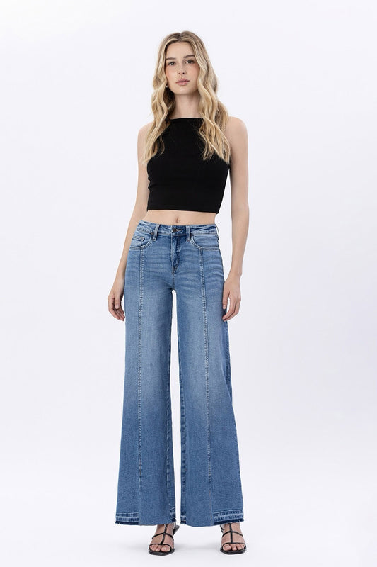 JEANS PIERNA ANCHA 32" MEZCLILLA PREMIUM