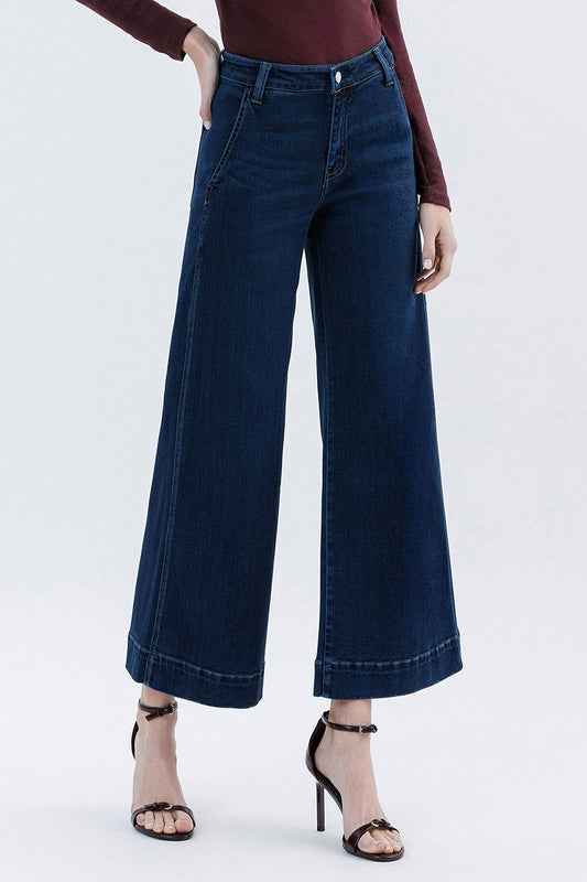 JEANS PIERNA ANCHA 28" MEZCLILLA PREMIUM