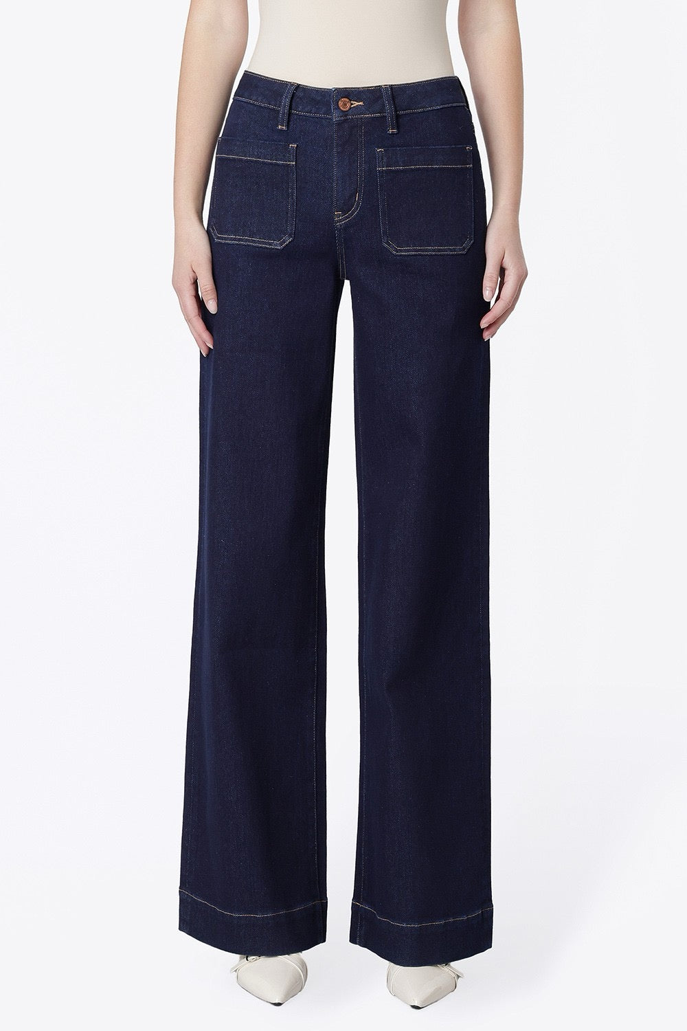 JEANS PIERNA ANCHA 32" MEZCLILLA PREMIUM