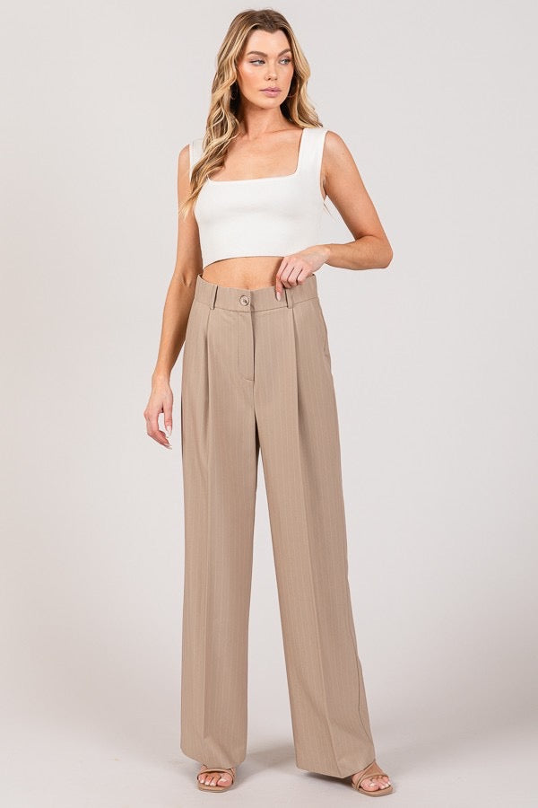 PANTALON PIERNA ANCHA RAYAS