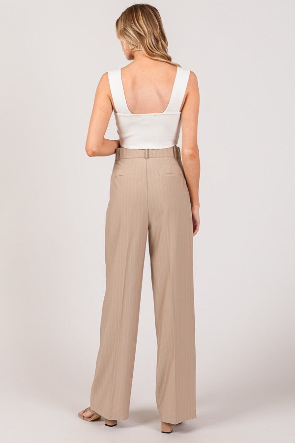 PANTALON PIERNA ANCHA RAYAS