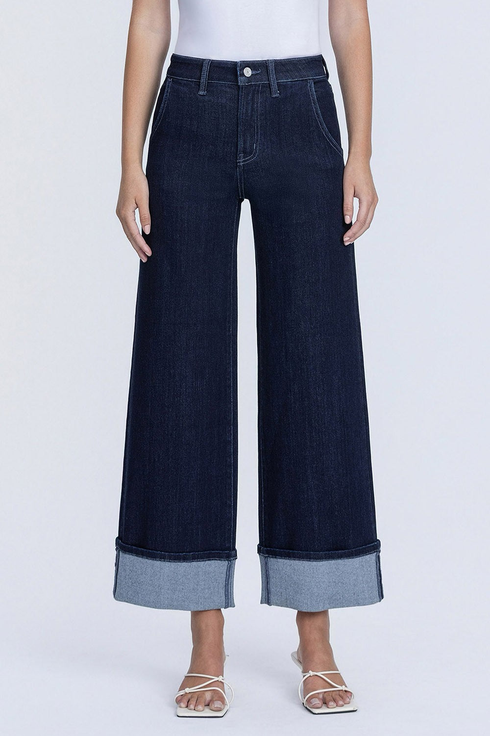 JEANS PIERNA ANCHA 28" MEZCLILLA PREMIUM