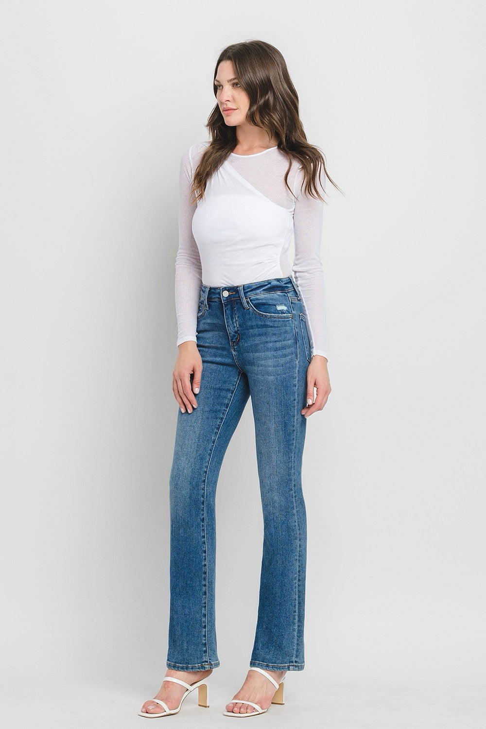 JEANS PIERNA BOOTCUT SLIM MEZCLILLA PREMIUM