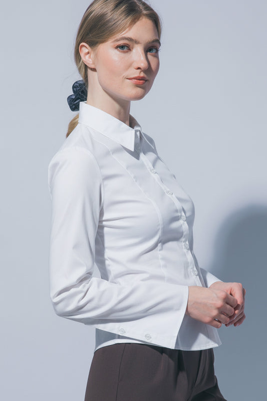 CAMISA FIBRA NATURAL AJUSTADA