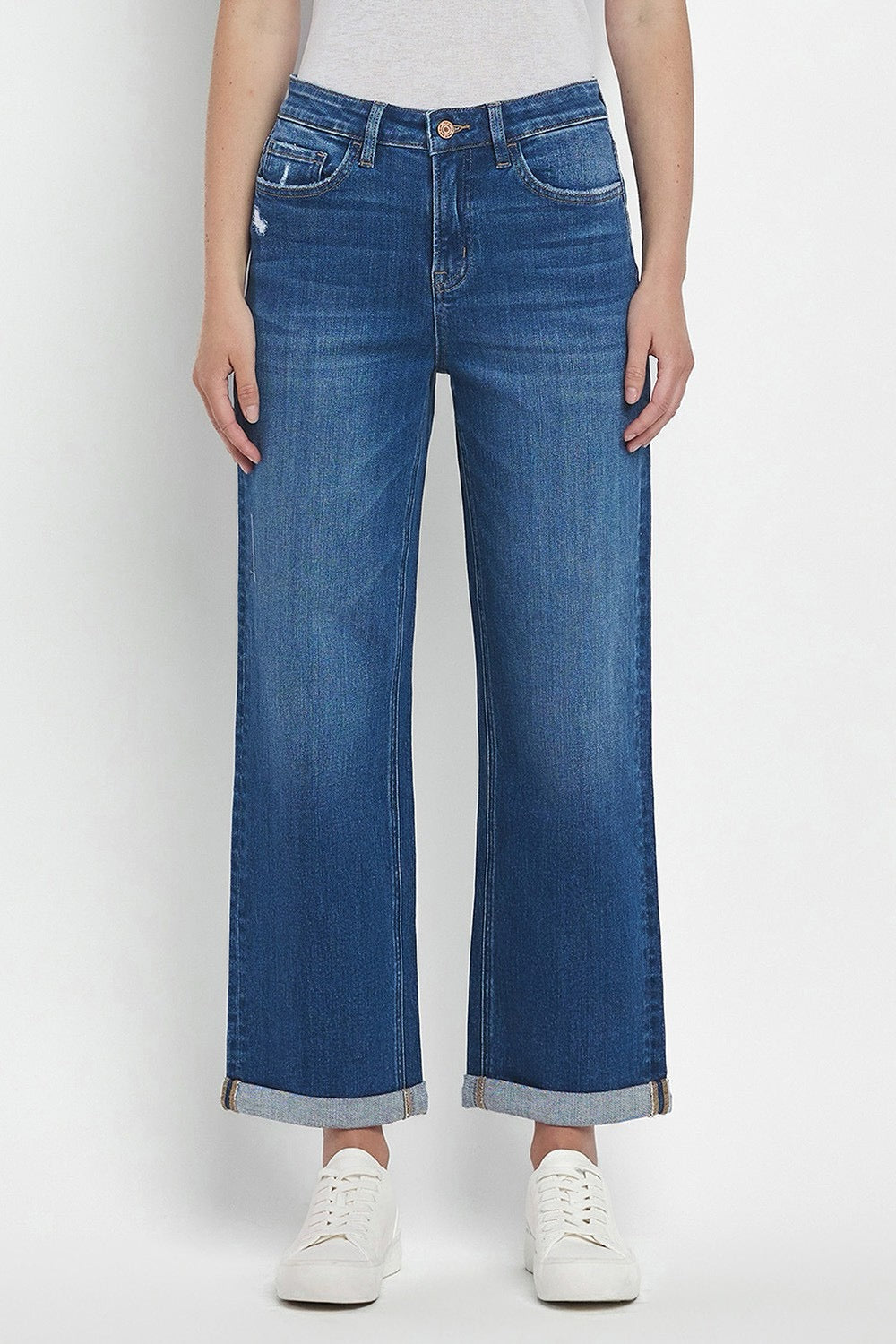 JEANS PIERNA RECTA 27" MEZCLILLA PREMIUM