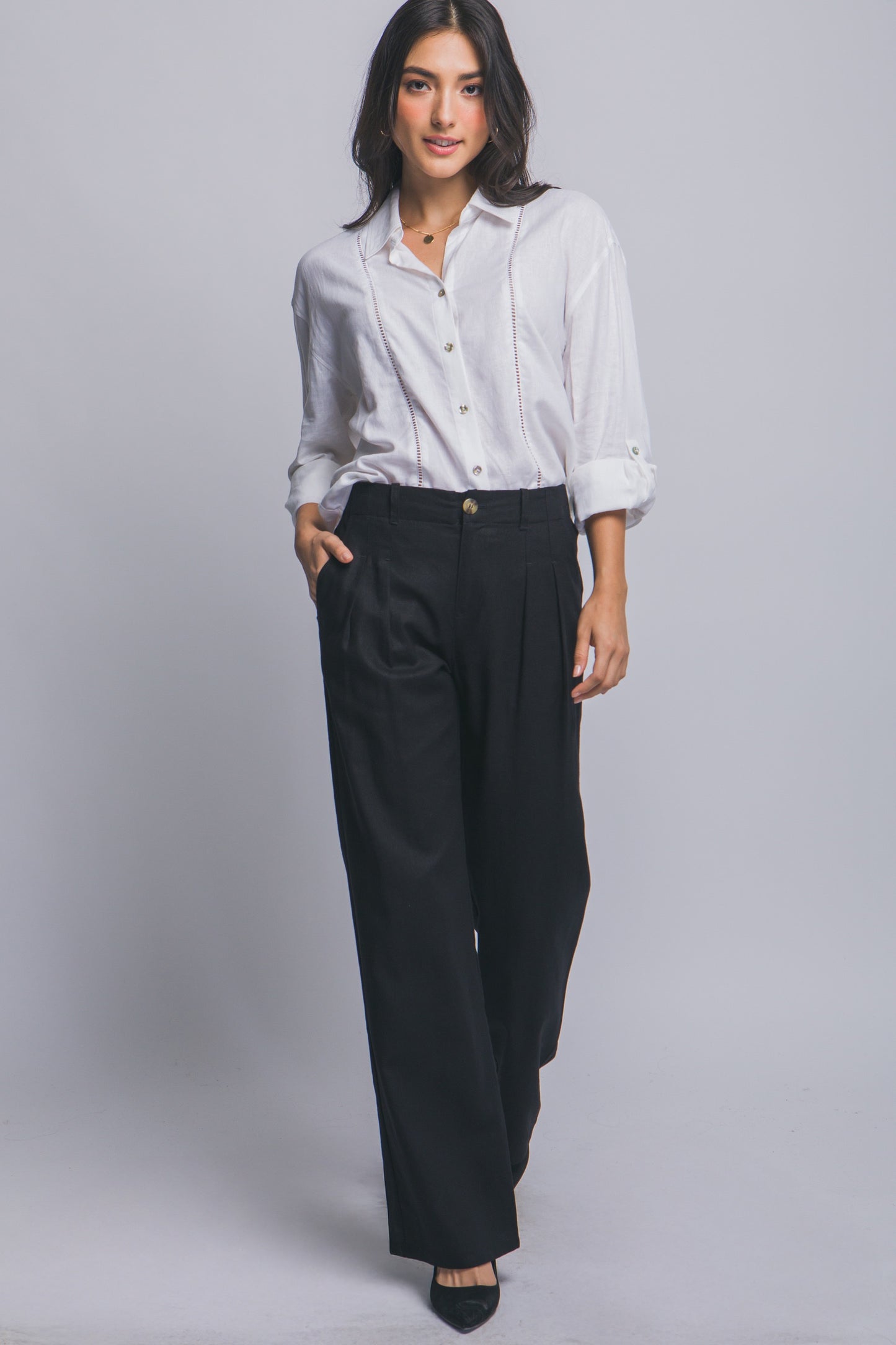CAMISA LINO-VISCOSA