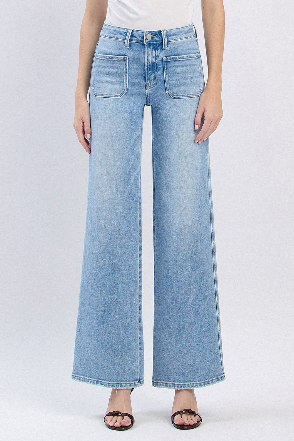 JEANS PIERNA ANCHA 33" MEZCLILLA PREMIUM