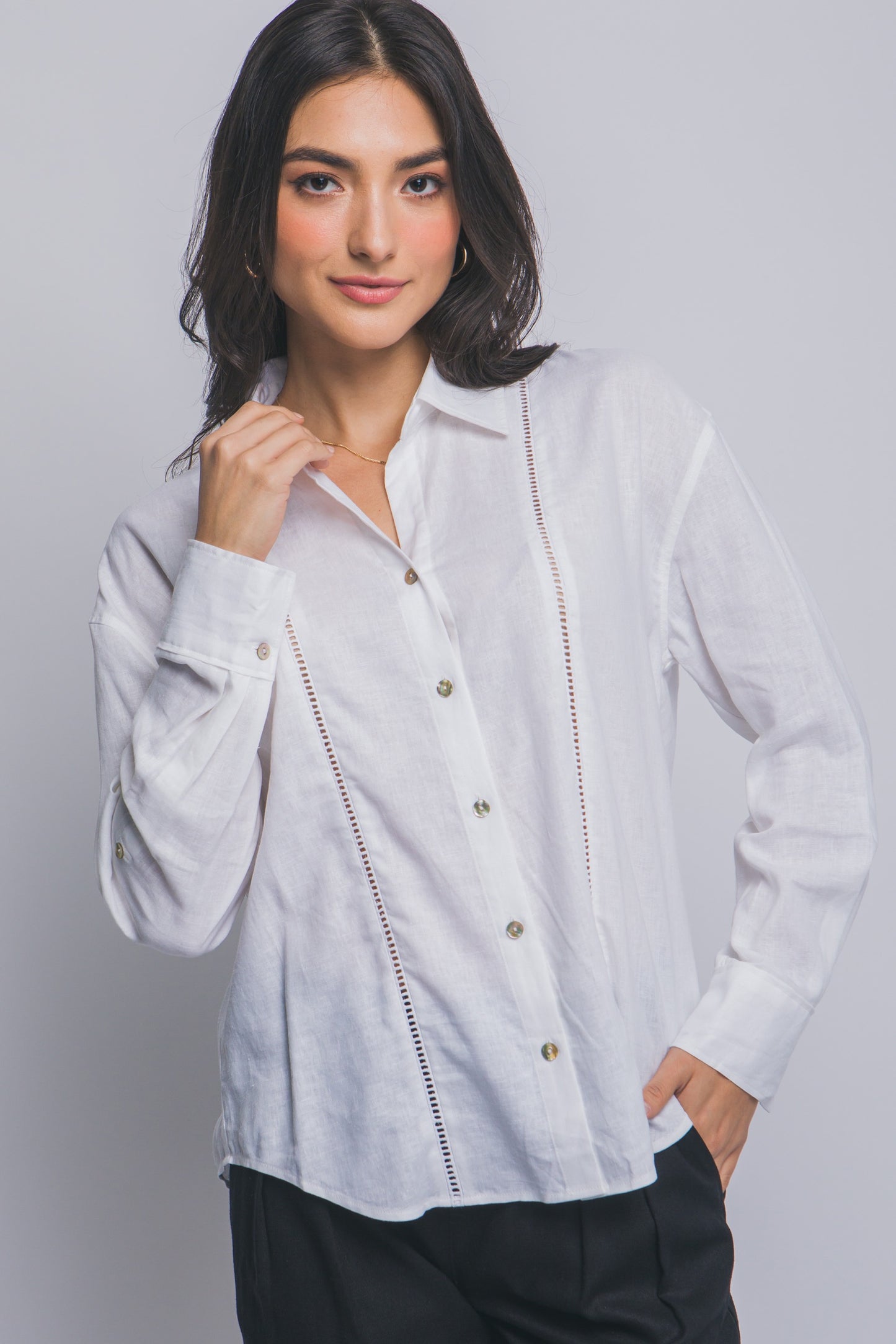 CAMISA LINO-VISCOSA