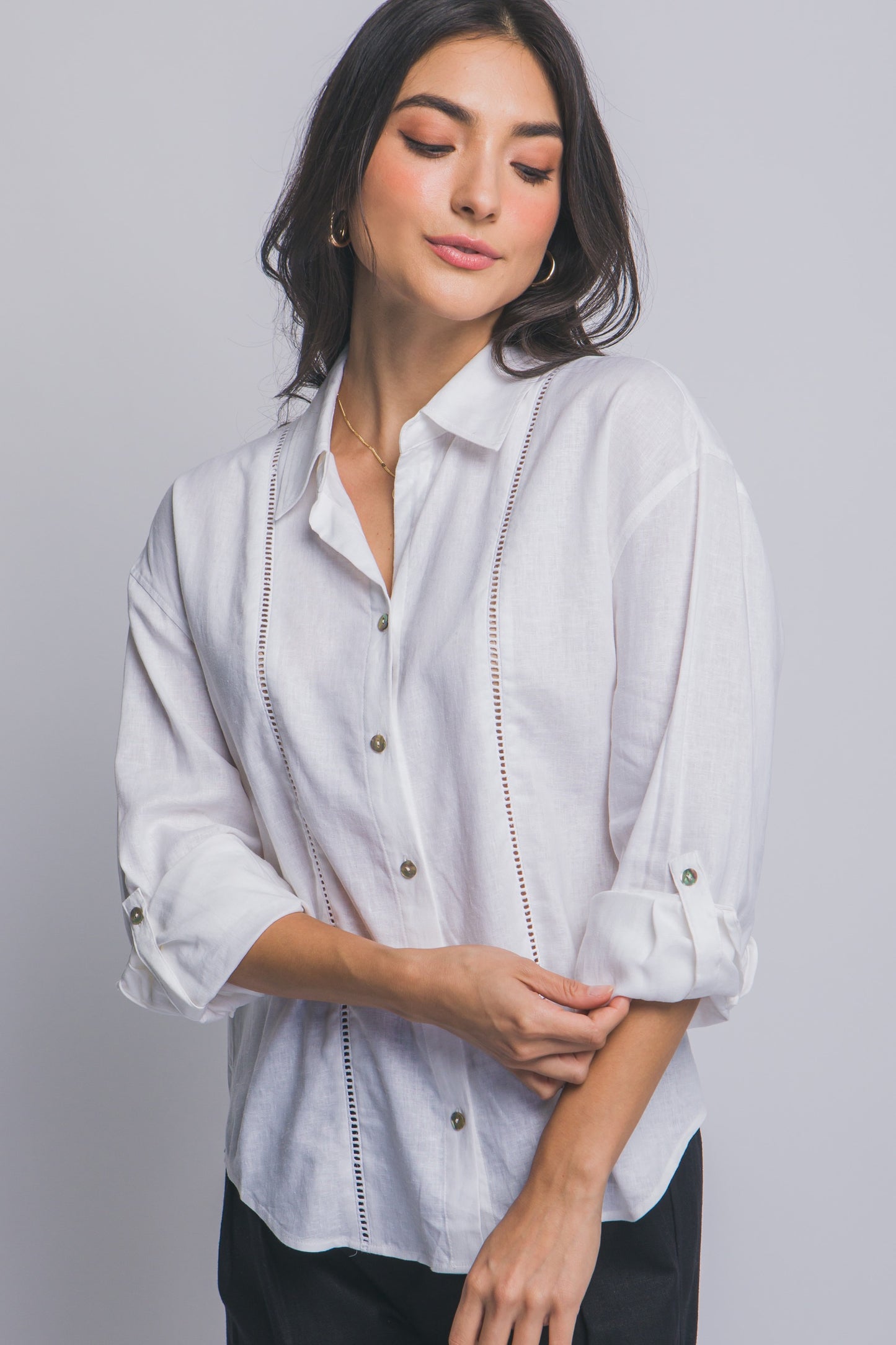 CAMISA LINO-VISCOSA