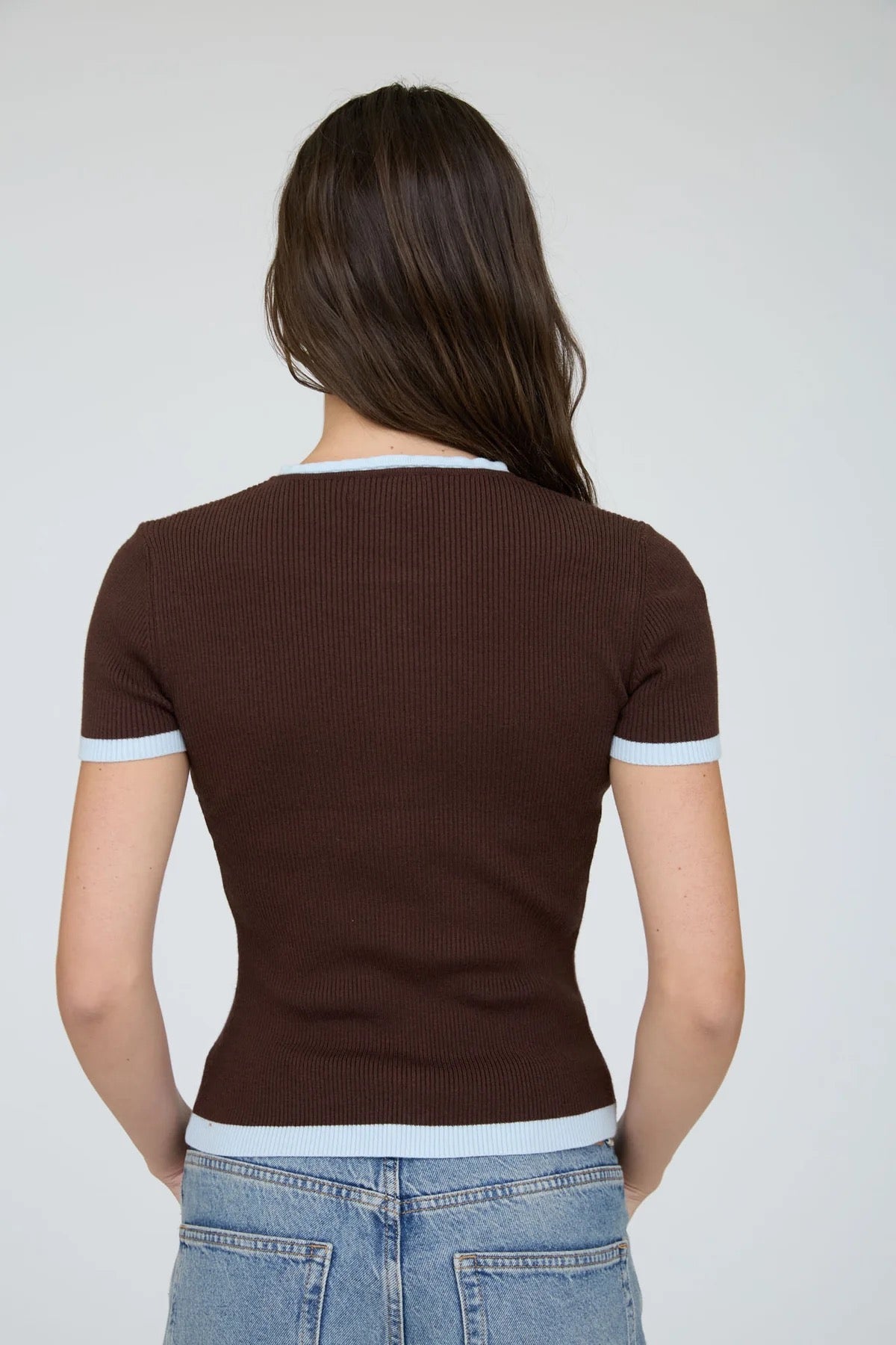DISPONIBLE 22 DE JULIO CARDIGAN CONTRASTE FIBRA NATURAL