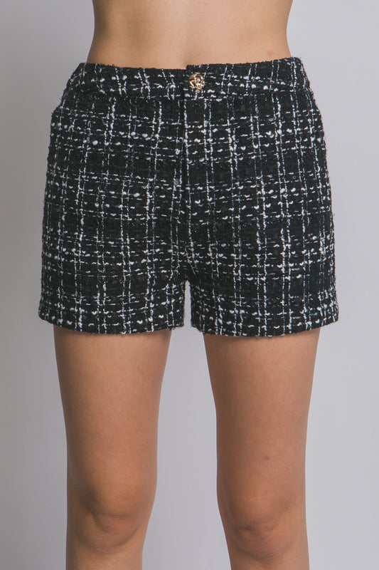 SHORT TWEED FIBRA NATURAL