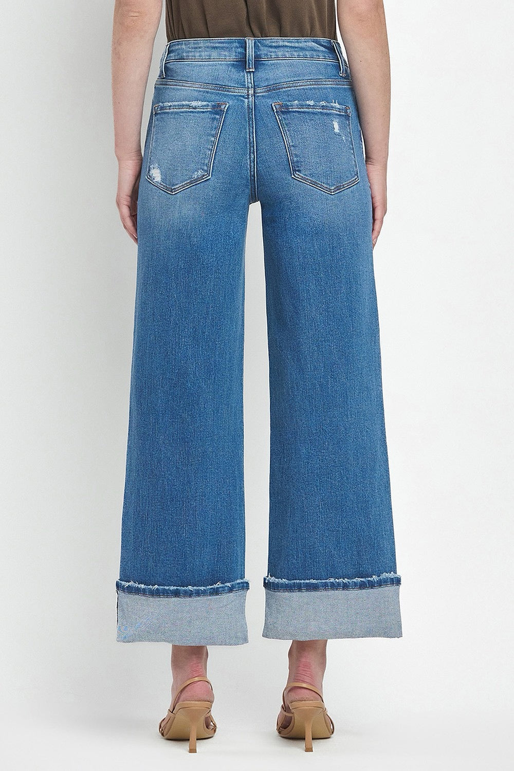 JEANS PIERNA ANCHA 28" MEZCLILLA PREMIUM