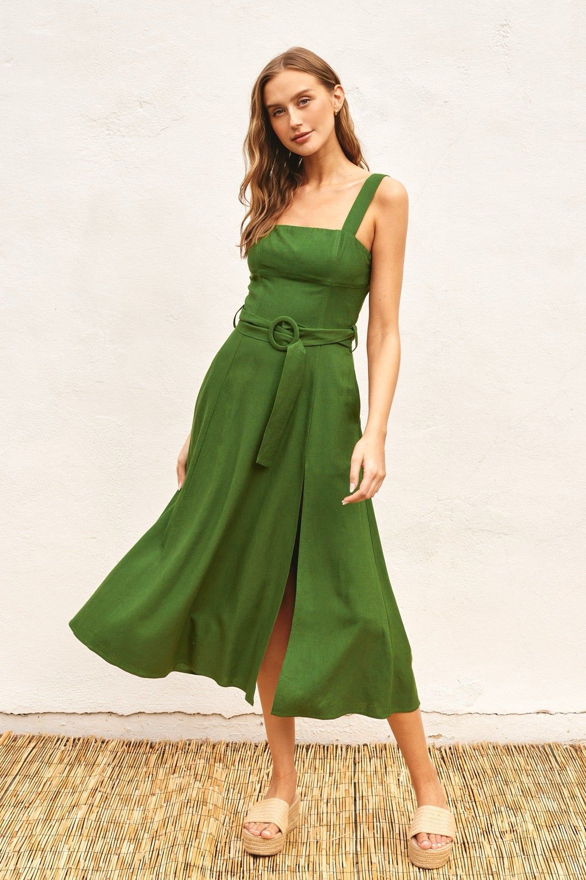 VESTIDO PREMIUM ALGODÓN CINTURON