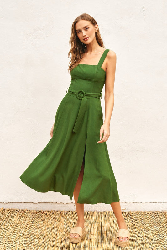 VESTIDO PREMIUM ALGODÓN CINTURON