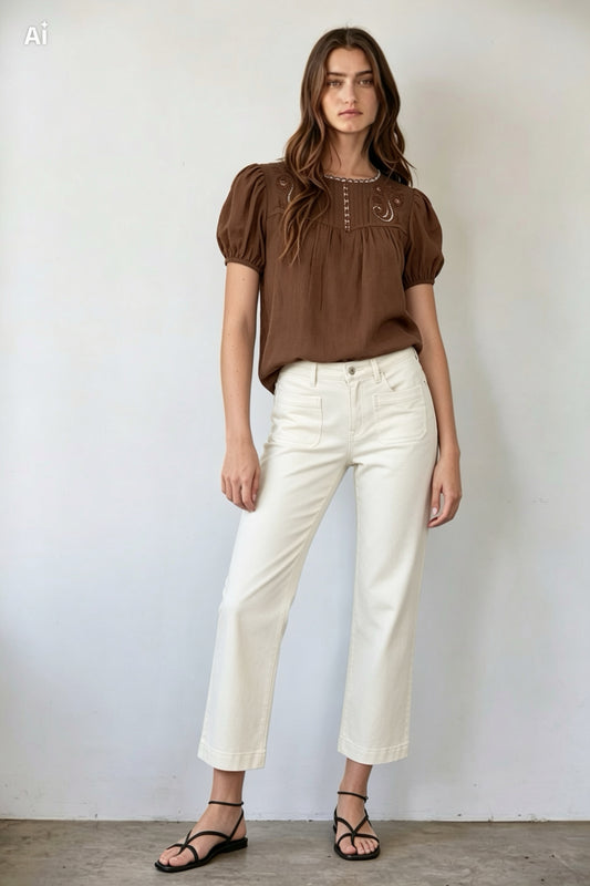 BLUSA FIBRA NATURAL