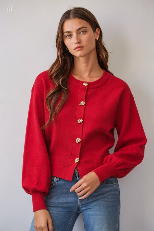 CARDIGAN FIBRA NATURAL