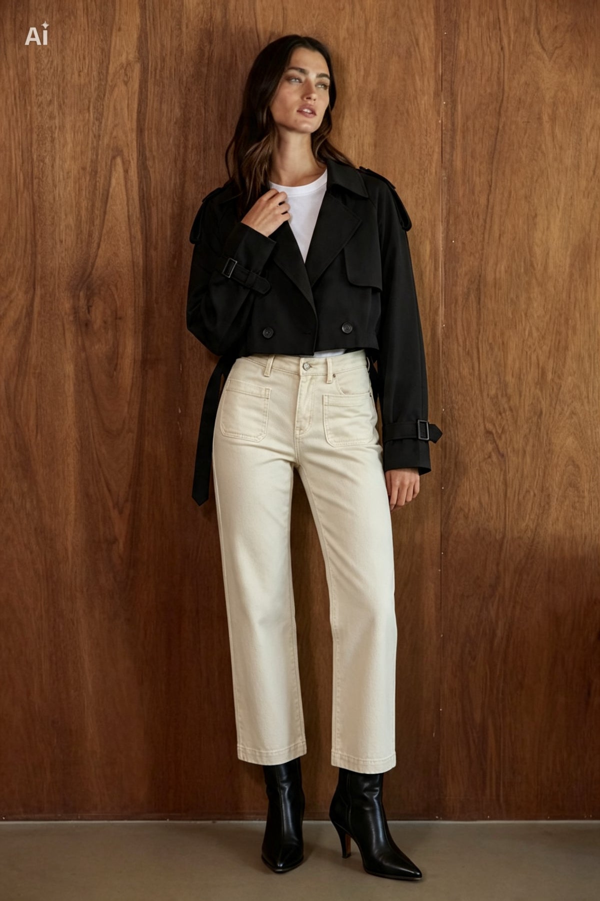 JEANS PIERNA ANCHA SLIM 28" MEZCLILLA PREMIUM