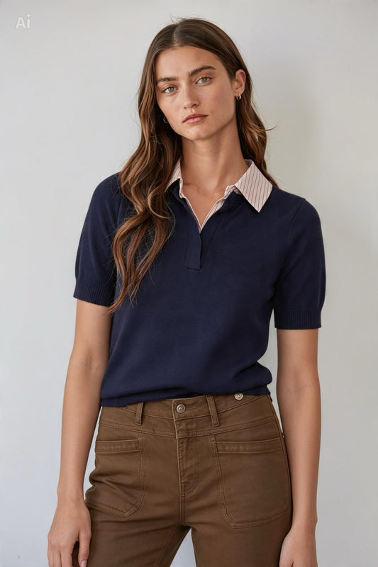 DISPONIBLE 11 DE AGOSTO TOP POLO FIBRA NATURAL